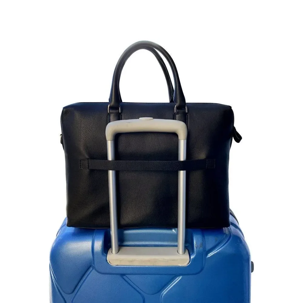 Adamonde Leather Bag briefcase Laptop Messenger Bag for Men and Women